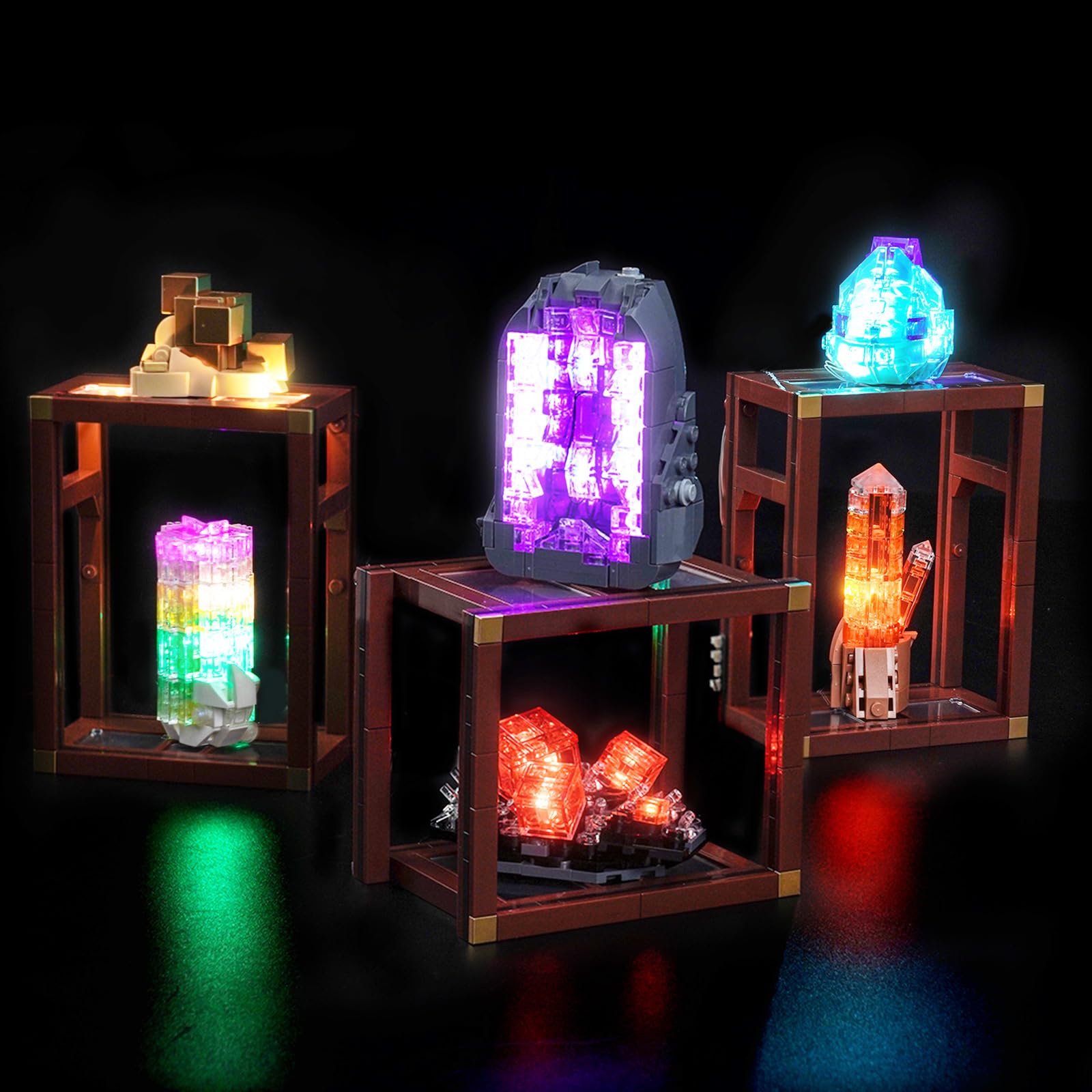 Light Kit Compatible with Lego 21362 Mineral Collection (No Model)