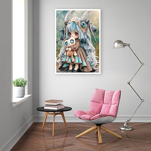 Miniatura 5 de nekpiahu Kits de pintura de diamantes góticos para adultos, kits de pintura de diamantes góticos para principiantes, puntos de diamante de