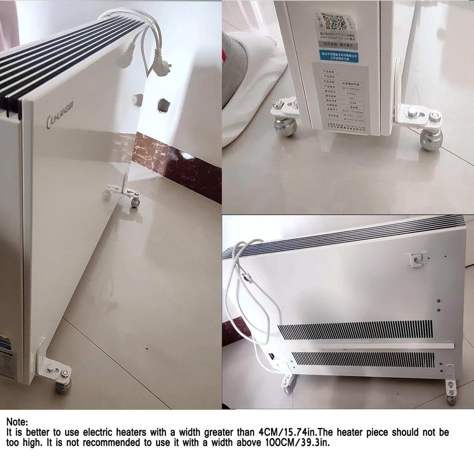 Volux verwarming staven universeel 1/2 inch. diverse vermogens - Elektrische vloerverwarming
