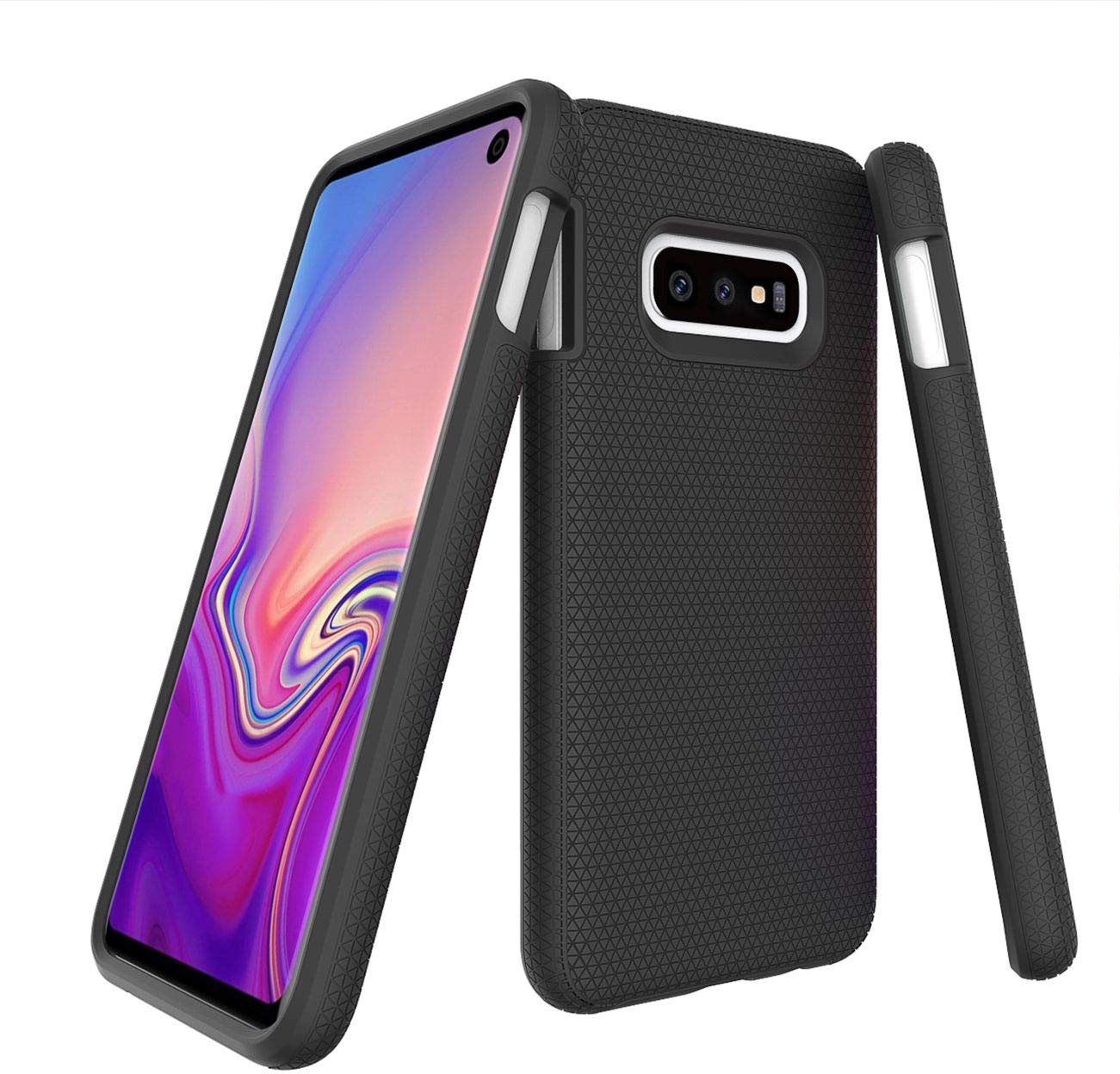 JT Berlin Back Case Pankow Solid Silicone Case [Structured Surface, 1.2m Tested Drop Protection, Raised Side Edge]