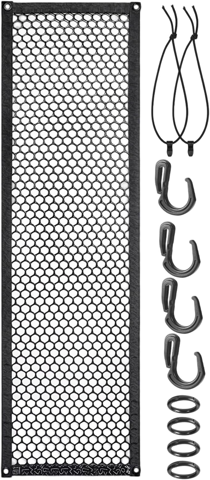 Boot Cargo Securing Net Mesh Storage Bag for Car Boot Mesh Luggage for Truck SUV Pickup Van Saloon Offroad Camping as well as Daily Use