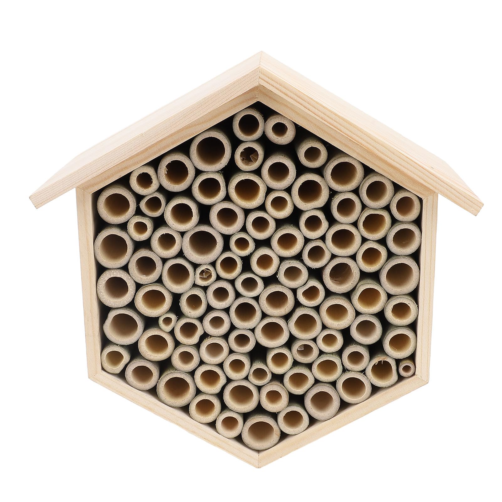 SIXRUN La Casetta per Api in Legno da Esterno Protegge e Attira le Api per La Produzione di Frutta Nei Frutteti
