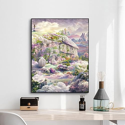 Miniatura 6 de Lunyloer Pintura de diamante 5D, kits de pintura de diamantes para adultos principiantes, pintura de puntos de diamante de taladro completo, pintura