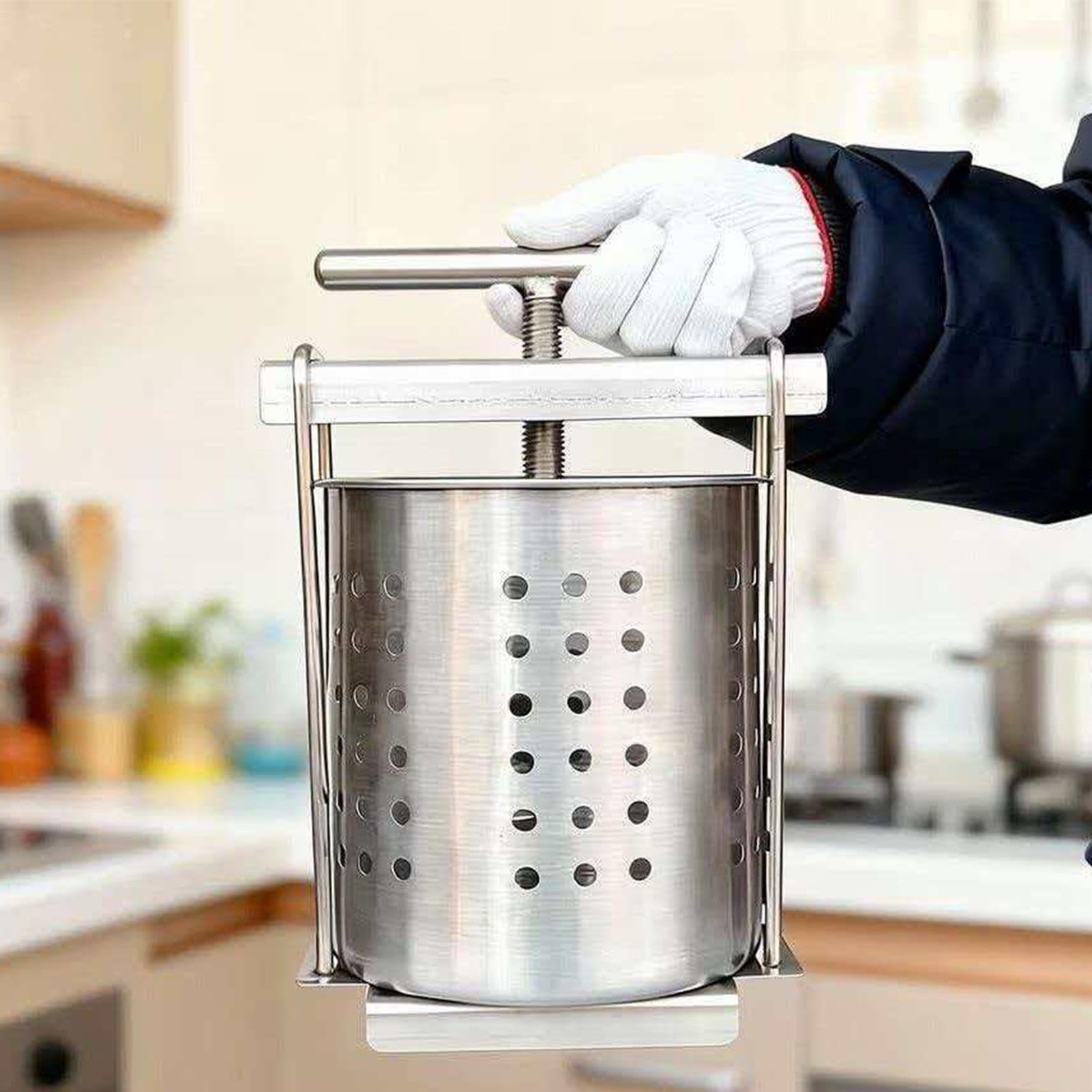 Torchio Per Vino Di Frutta Spremimiele In Acciaio 2,5 L
