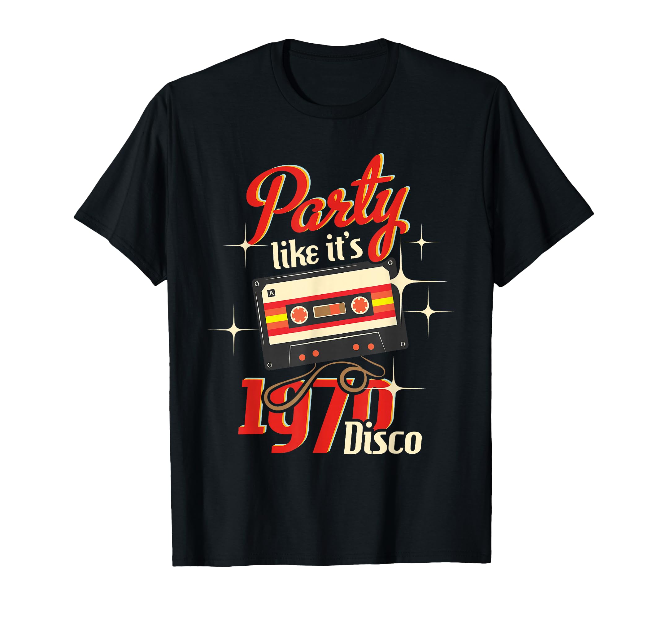 Party Like It's 1970 Disco - 1970s Funky Party 70s Groove T-Shirt