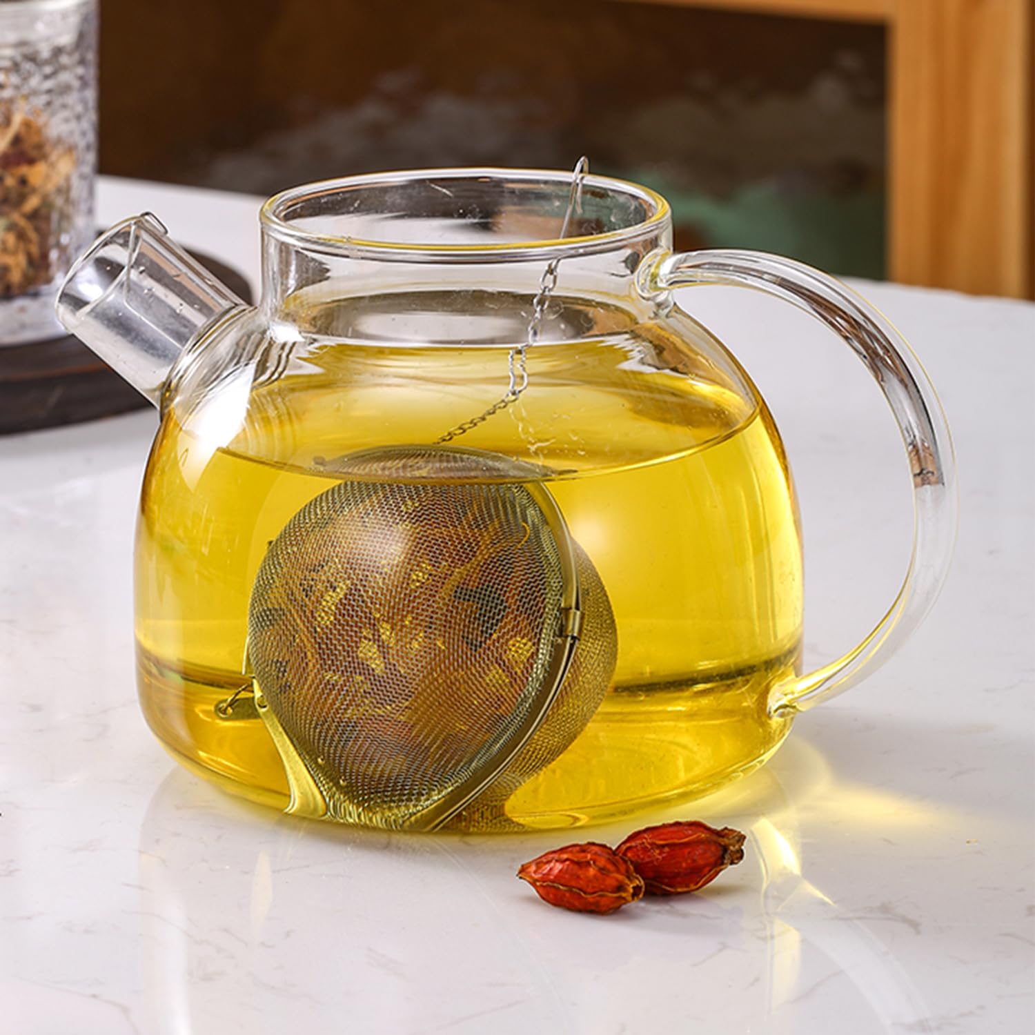 2 Filtri Per Tè E Spezie In Acciaio Inox - Sfera E Capsula Per Infusi, Cucina E Preparazioni Casalinghe - Foto 6