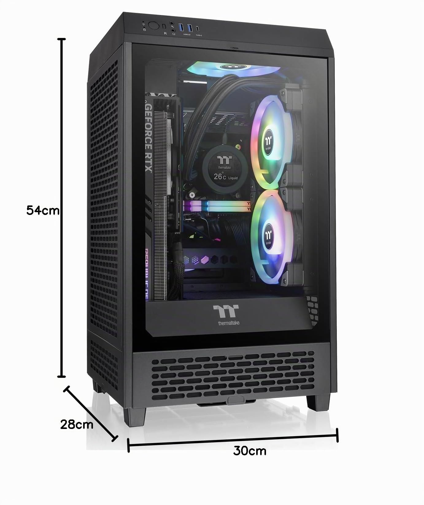 Thermaltake The Tower 200 | Mini Chassis | Black