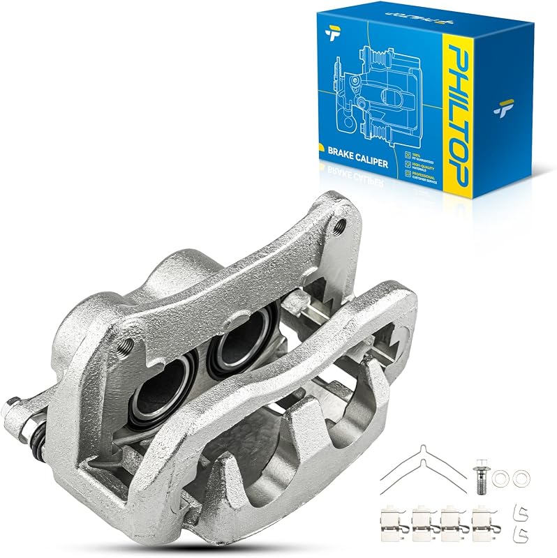 Pinça de freio dianteira esquerda PHILTOP para Toyota Highlander, Sienna e Lexus RX350