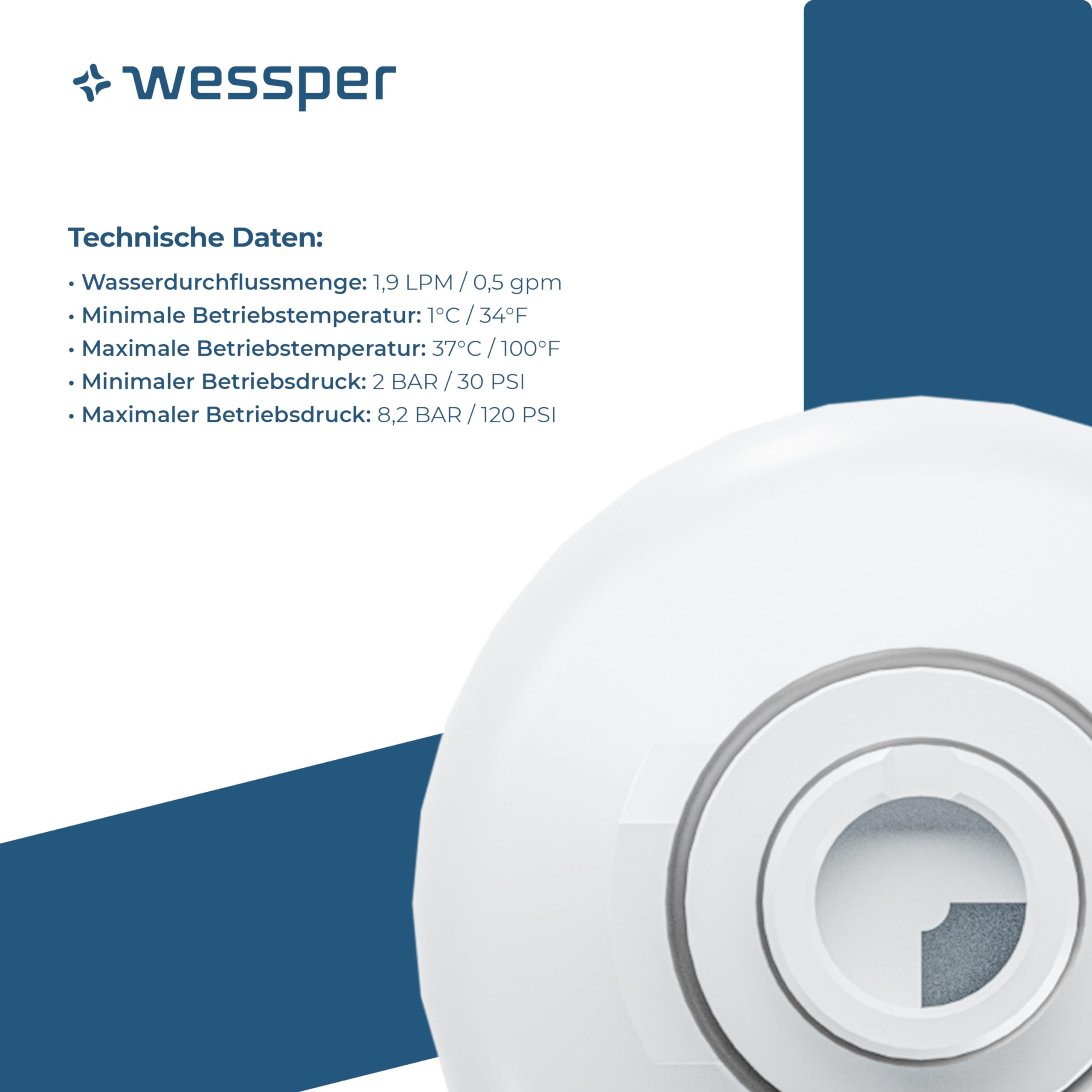 Wessper Filtro de agua para frigorífico, repuesto filtro de agua Ultra Clarity Pro 11032518, 11025825, compatible con frigorífico Bosch, Gaggenau, Neff y Siemens - 2 piezas