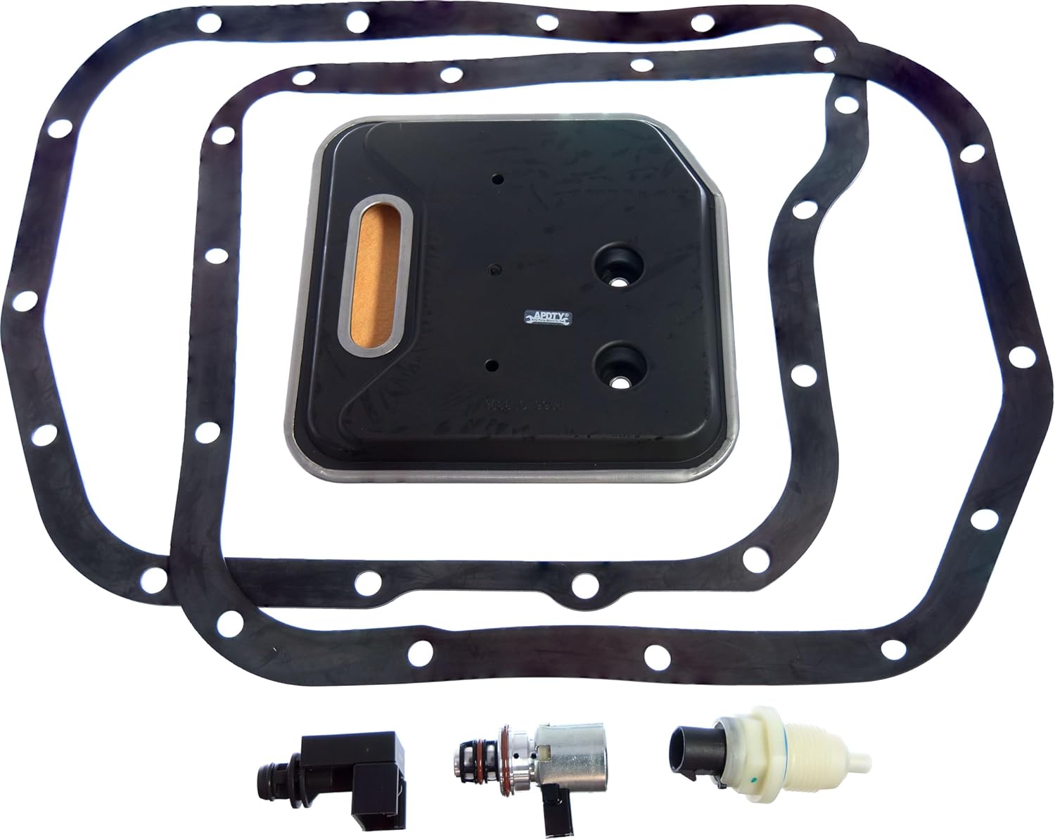 APDTY 162615 AT Automatic Transmission Governor Control Pressure Solenoid, VSS Output Vehicle Speed Sensor, Filter & Gasket (Mounts In Oil Pan Of 42RE, 44RE, 46RE, 47RE 4-Speed Automatic Transmission)