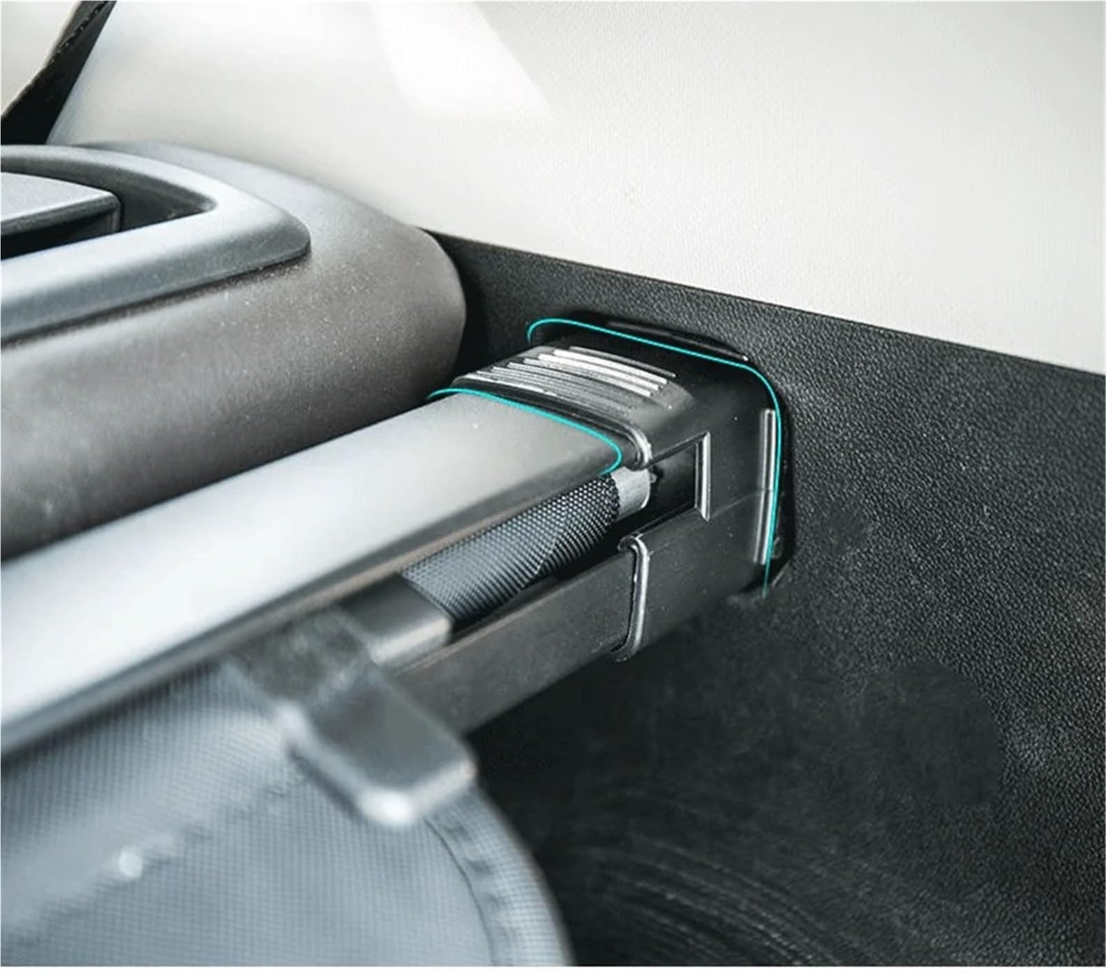 Plage ArrièRe Chargement Panel pour Ford pour Kuga pour Escape 2 MK2 2013 2014 2015 2016 2017 2018 2019, Tapis De Coffre Accessoire Rideau Arrière Rétractable Anti-Regards