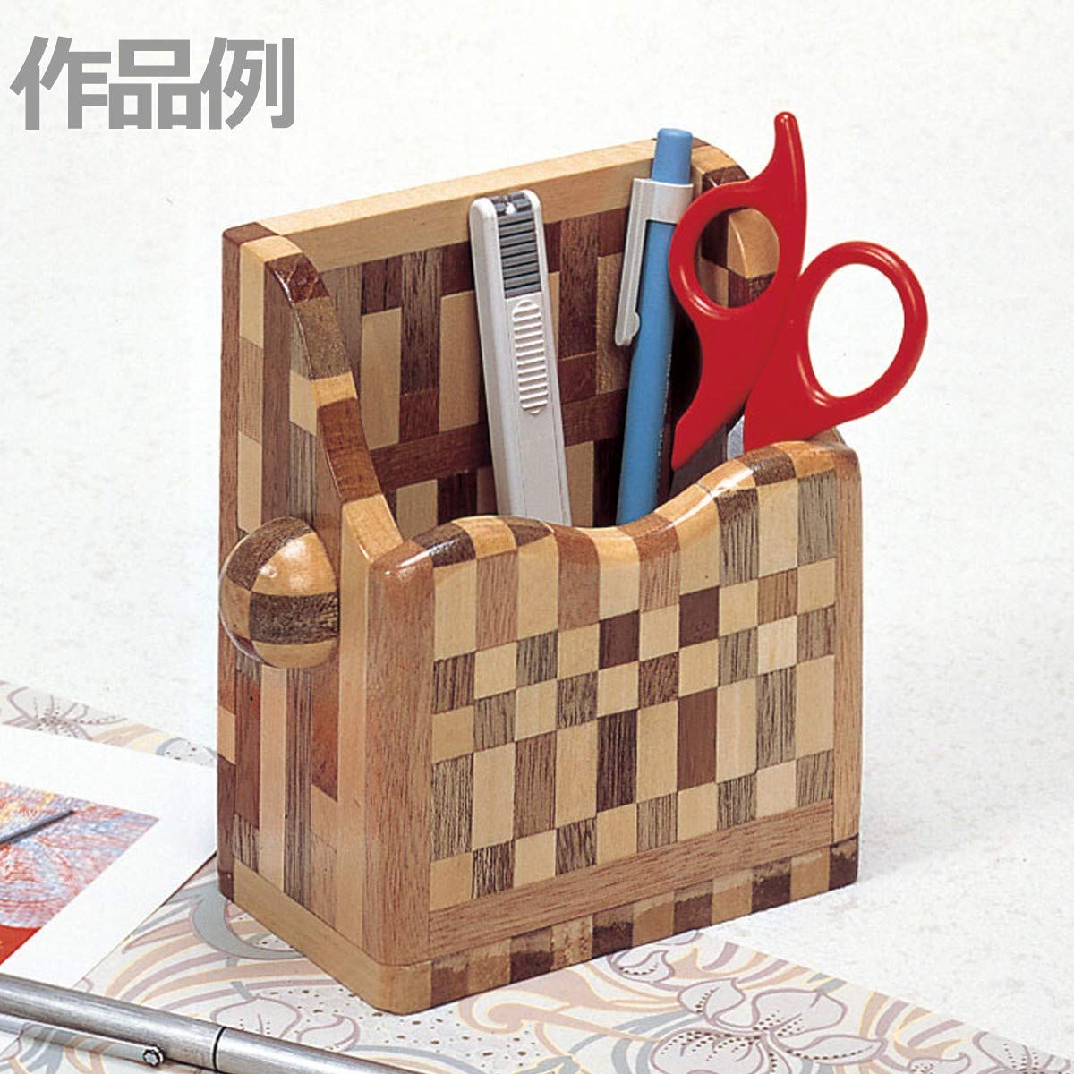 Amazon.co.jp: 工作キット 寄せ木アート A 136ピース入 : ホビー