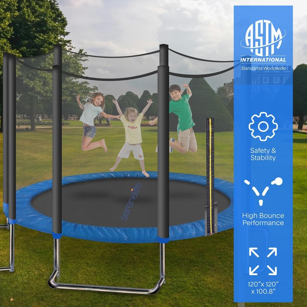 SereneLife Trampolino Elastico per Bambini, Tappeto Elastico Bambini, Robusto, Stabile, Adatto Esterno e Interno