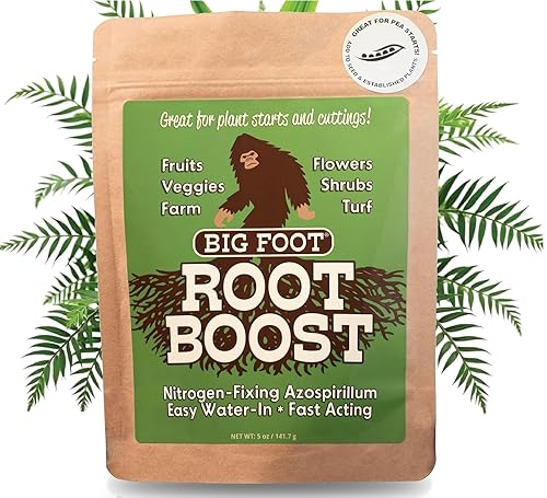 Miniatura 1 de Big Foot AZOSpirillum - Potenciador de raíces de plantas y polvo de enraizamiento natural o agua para plantas establecidas (5 onzas)