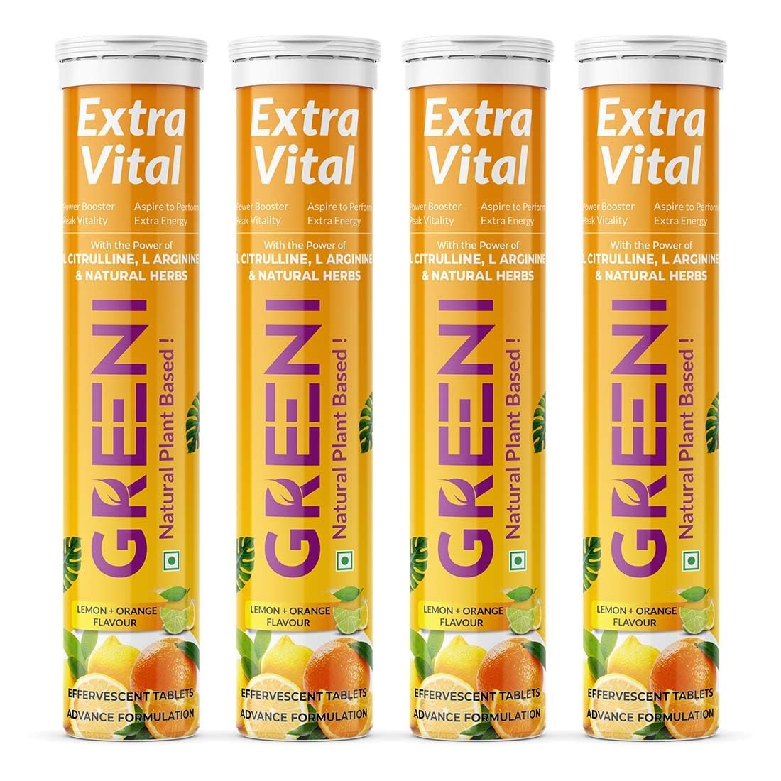 Greeni Extra Vital Helps In Power Booster Tablets|Peak Vitality|Aspire to Performance|Extra Energy (Pack of 4, 60 Tablets) (B0CRDNRNQD) Amazon Price History, Amazon Price Tracker