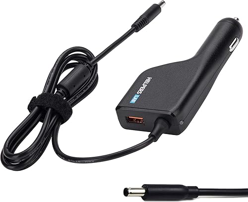 Adaptador de cargador de coche para laptop de 19.5V 2.31A 45W compatible con Dell Latitude 13 7350 lnspiron 11 13 14 7437 XPS 12 13 9333 9343 9344