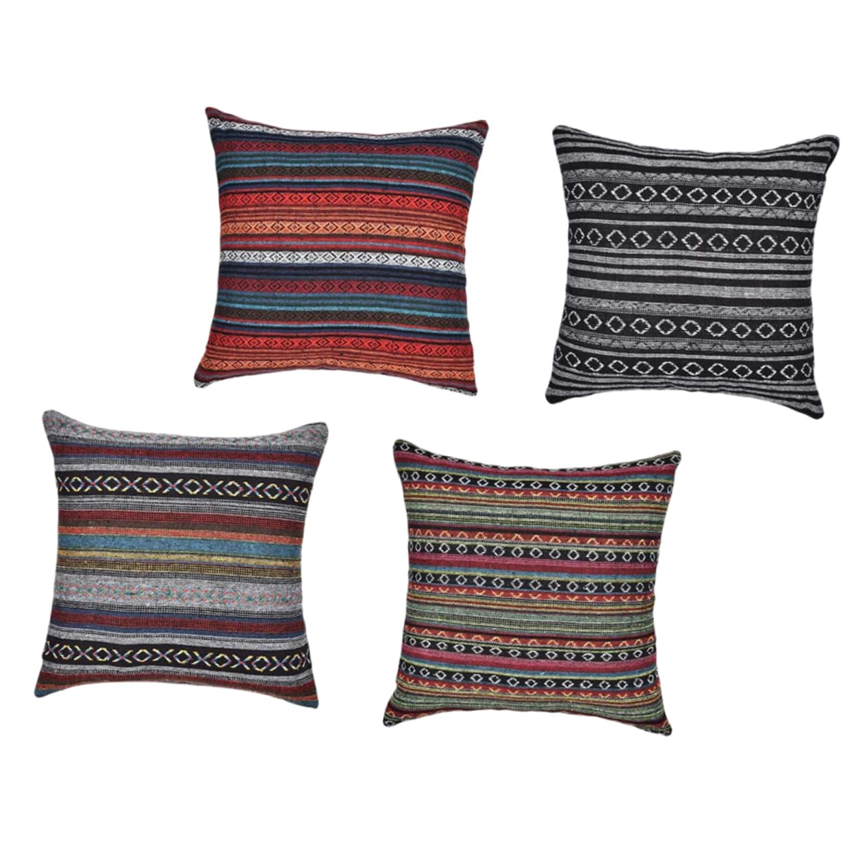 Housse de coussin Stripe Vintage pour un canapé élégant