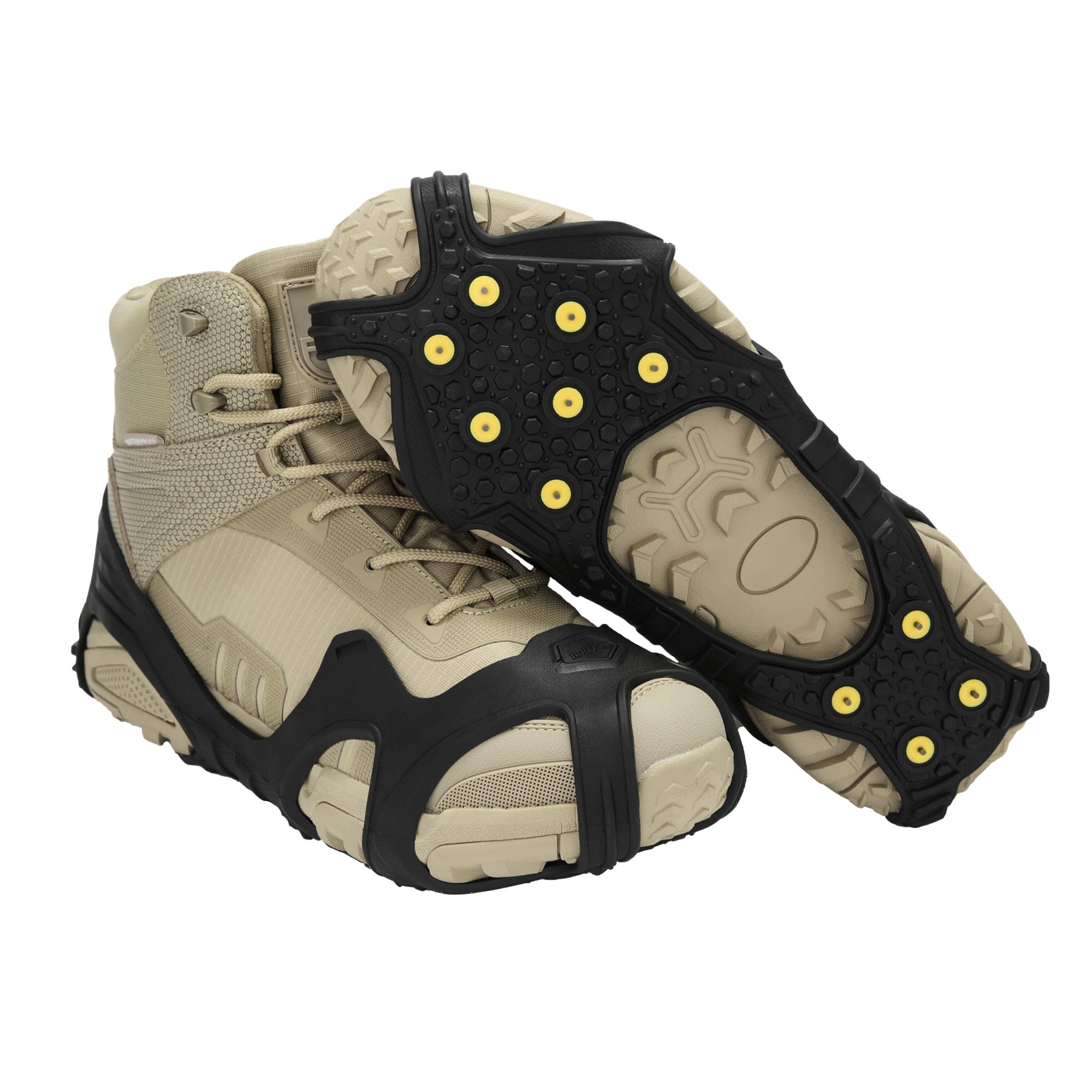 ICETRAX Pro Tungsten Grip Winter Ice Cleats for Shoes and Boots