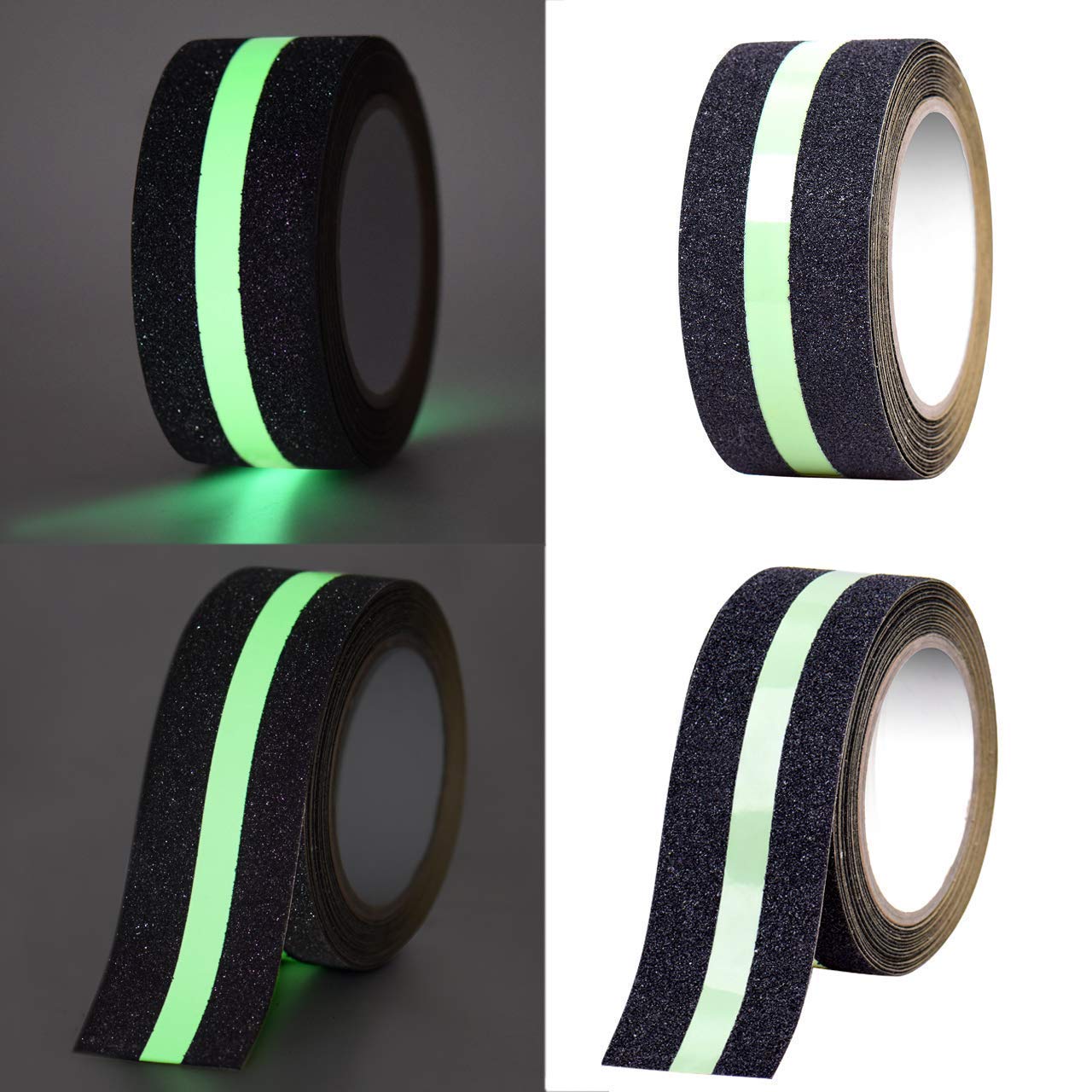 KEETOZ Anti Slip Tape with Glow in The Dark, Non Skid Glow Safety Tape, Self Adhesive for Slippery Stairs and Surfaces.-2 Inch x 5 Meter (B098T3BKXG) Amazon Price History, Amazon Price Tracker