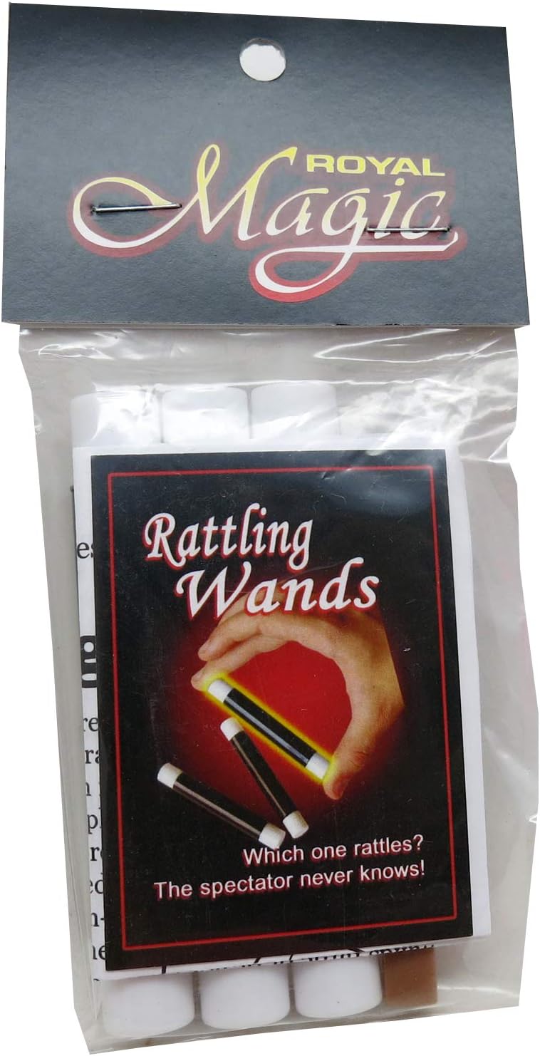 Royal Magic Rattling Wands From The Classic Three Shell Game, Without the Shells