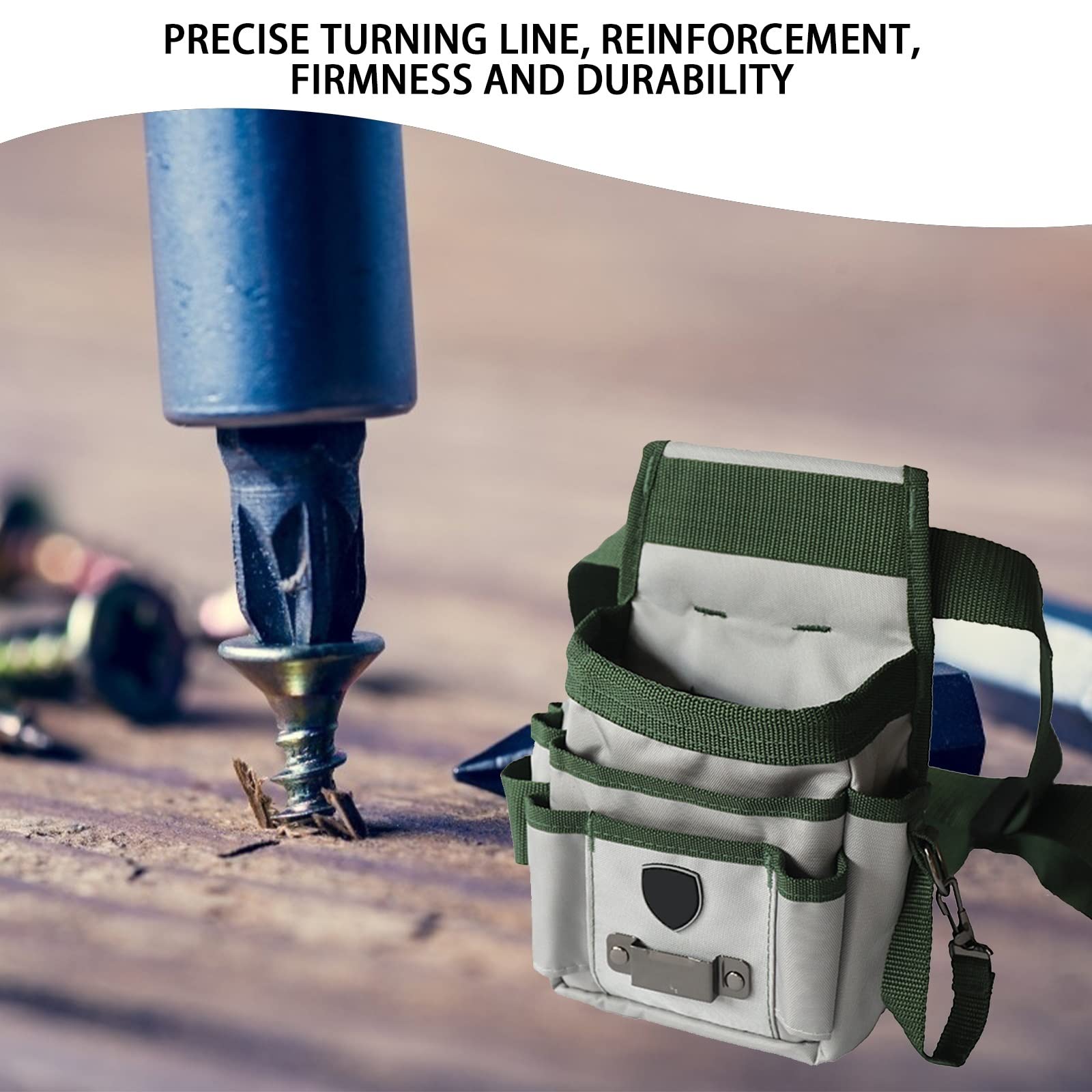 Pokrowiec na narzędzia Pasek kieszonkowy na narzędzia wielofunkcyjne Torba na narzędzia z tkaniny Oxford Przenośna torba do przechowywania o dużej pojemności Wielofunkcyjna torba na narzędzia na pas