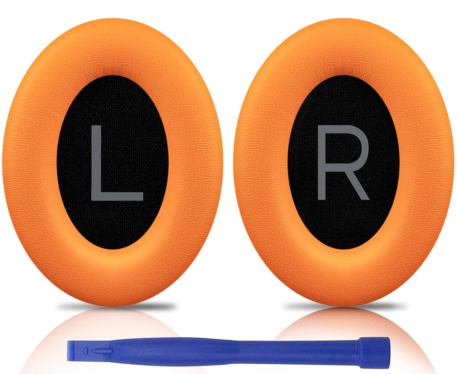 SOULWIT Earpads Replacement for Bose QuietComfort 45 (QC45)/QuietComfort SE (QC SE)/New Quiet Comfort Wireless Over-Ear Headphones, Ear Pads Cushions with Softer Protein Leather - Orange-image-29