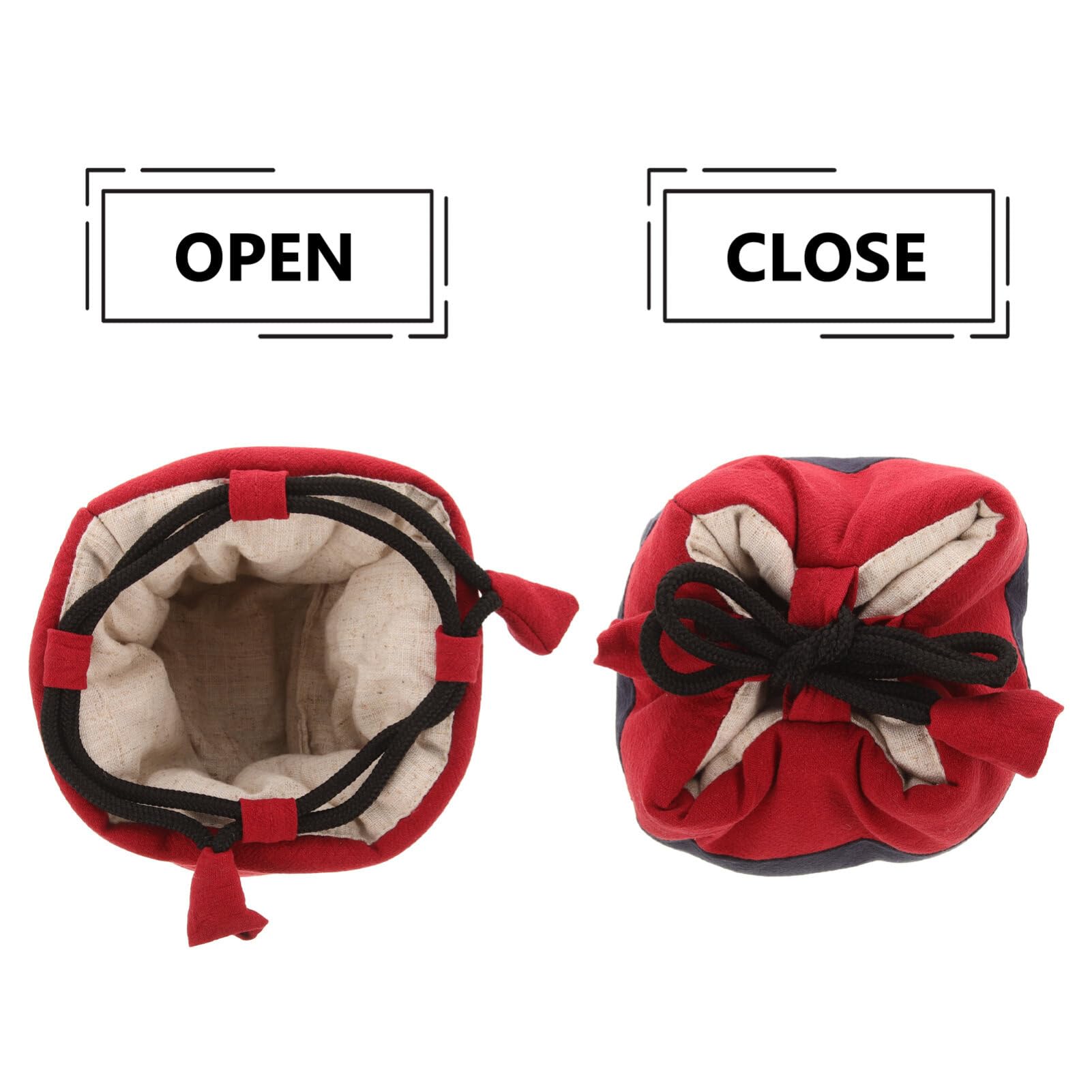 Kichvoe Teapot Carrying Bag Drawstring Cloth Pouch for Tea Storage Protective Teacup Carrier Multi-functional Wear-resistant Design for Travel and Home Use Wine
