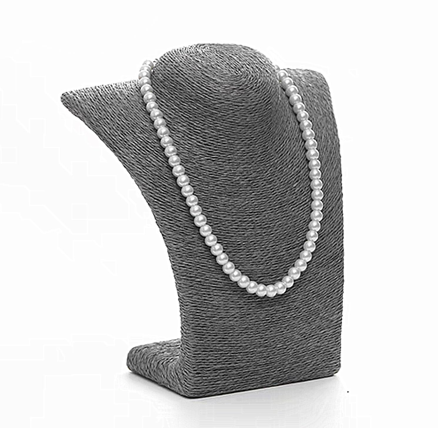 Présentoir à bijoux en corde de chanvre grande taille pour ne plus emmêler vos colliers