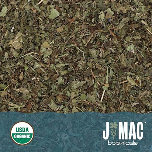 Miniatura 6 de J Mac Botanicals Bálsamo de limón orgánico (4 onzas), té de hojas sueltas, té de bálsamo de limón seco, infusión de hierbas orgánicas a base de