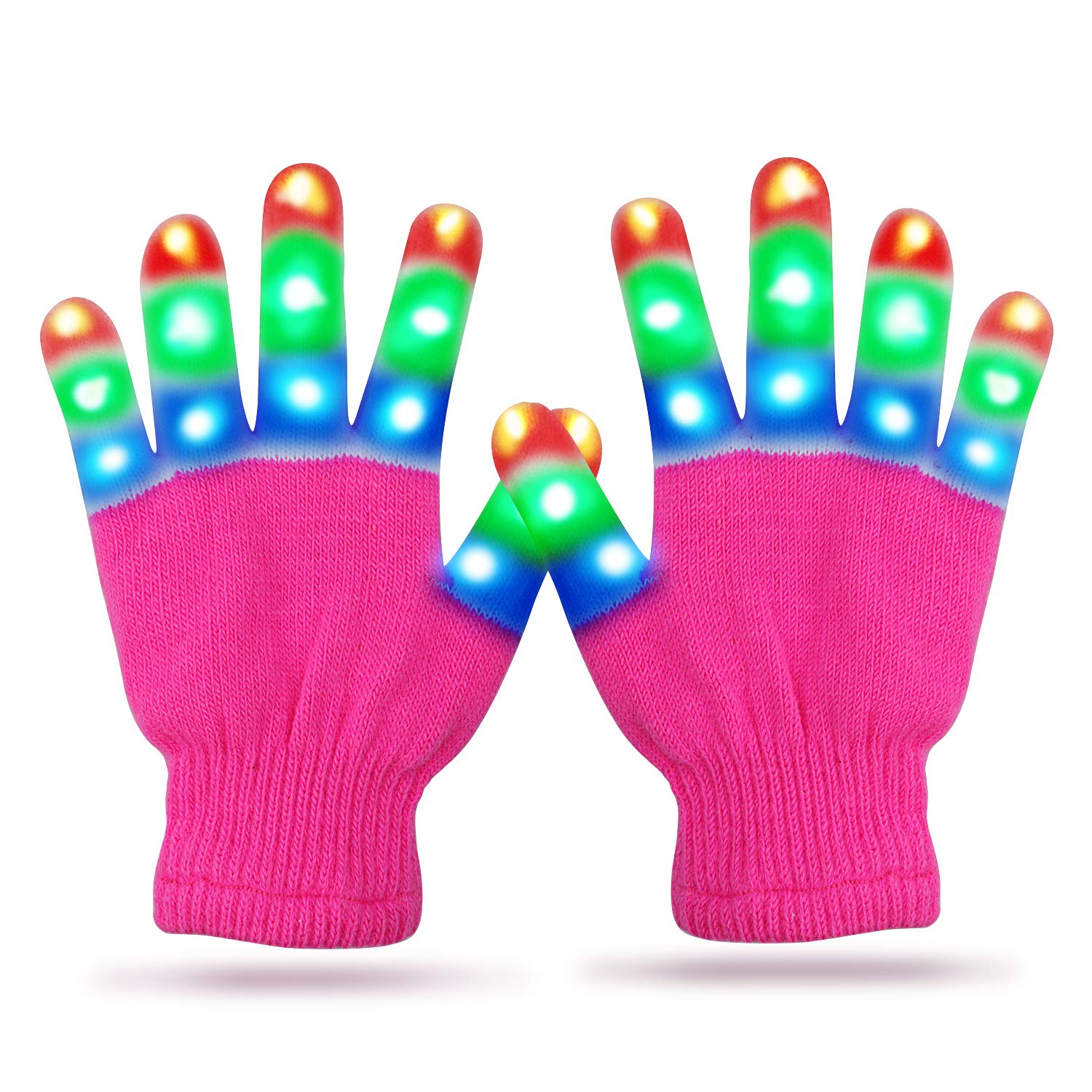 Viposoon Children LED Finger Light Gloves Cool Fun Toys for Kids - Gifts for Kids