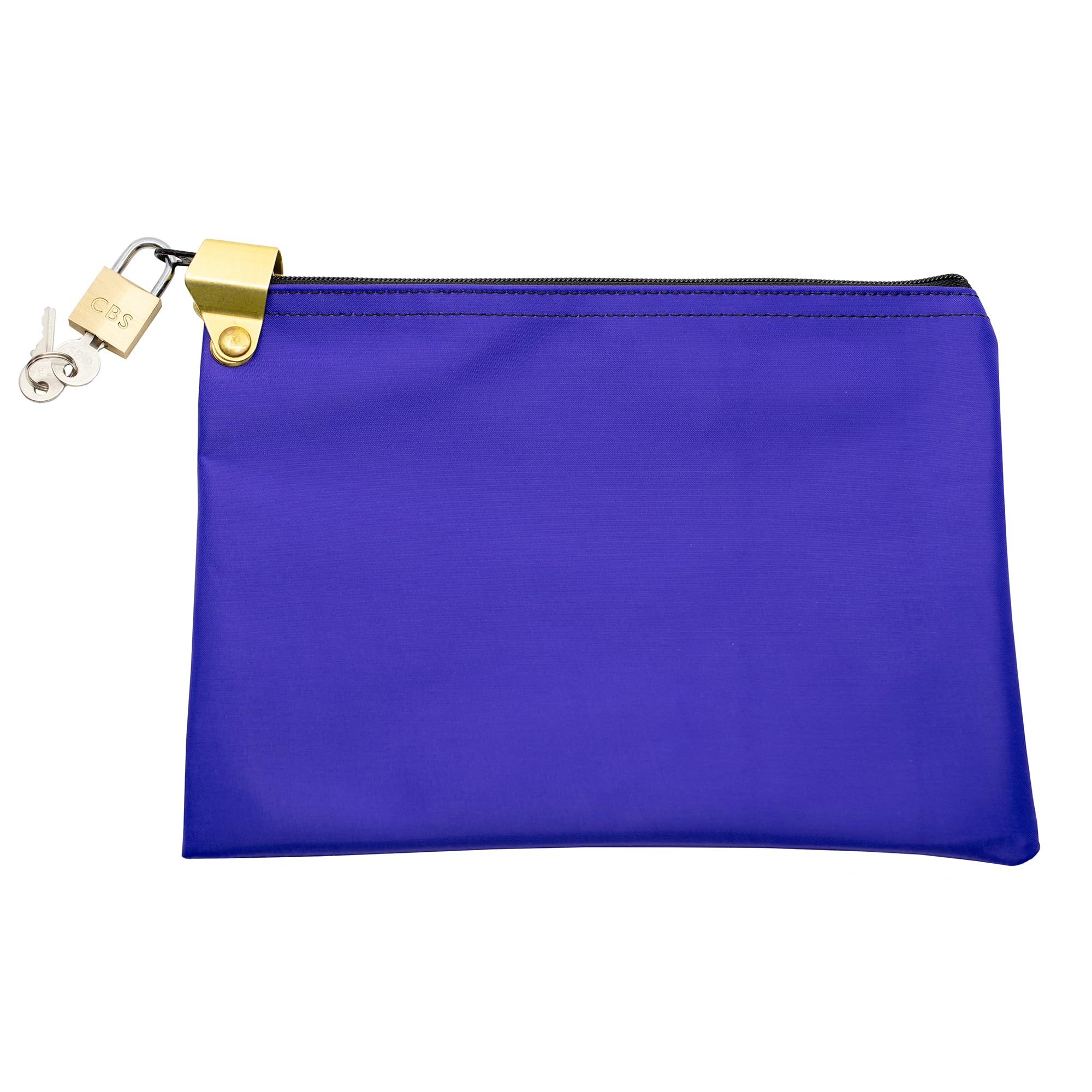 Cardinal bag supplies Medication Zipper Hood Security Bag with Included Padlock and Keys, Small Pill Bag, Travel Carry Pouch, Medicine Storage, 9 x 6