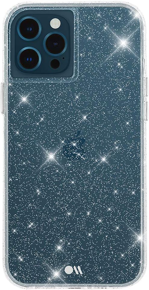 Case-Mate - SHEER CRYSTAL - Case for iPhone 12 Pro Max (5G) - 10 ft Drop Protection - 6.7 Inch - Crystal Clear