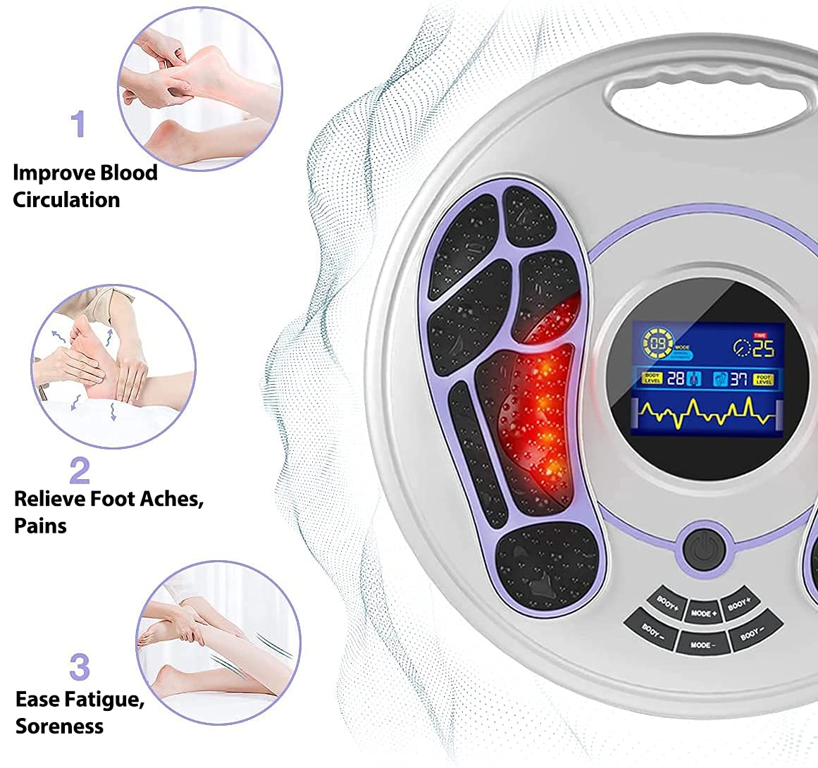 Foot Circulation Stimulator (FDA) Electric Foot Massager with Remote