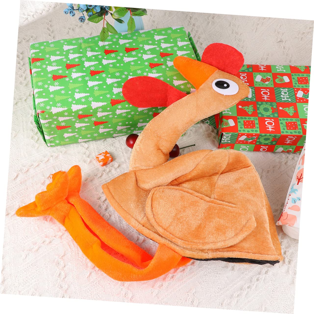 Abaodam 5piezas Sombrero De Pavo Divertido Para Carnaval y Acción De Gracias Diseño Adorable Patas Accesorio De Fiesta Para Cosplay y Celebraciones