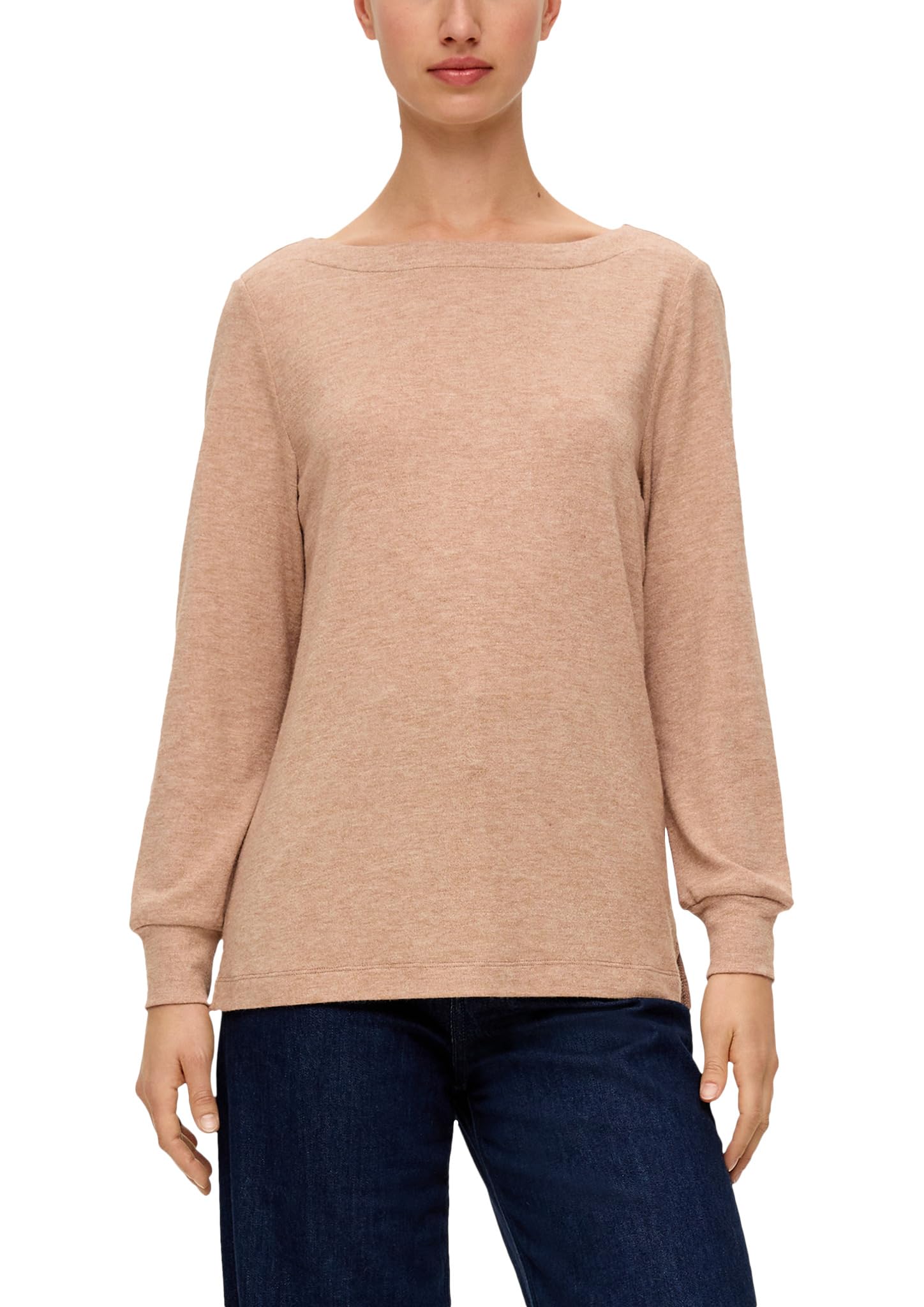 s.Oliver Women's Long-Sleeved T-Shirt, Brown, 8