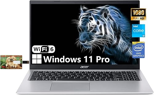 Acer Aspire 5 Business Laptop pantalla FHD IPS de 156 pulgadas Intel Core i3-1115G4 de 11 generación Windows 11 Pro 12 GB de RAM SSD de 256 GB WIFI