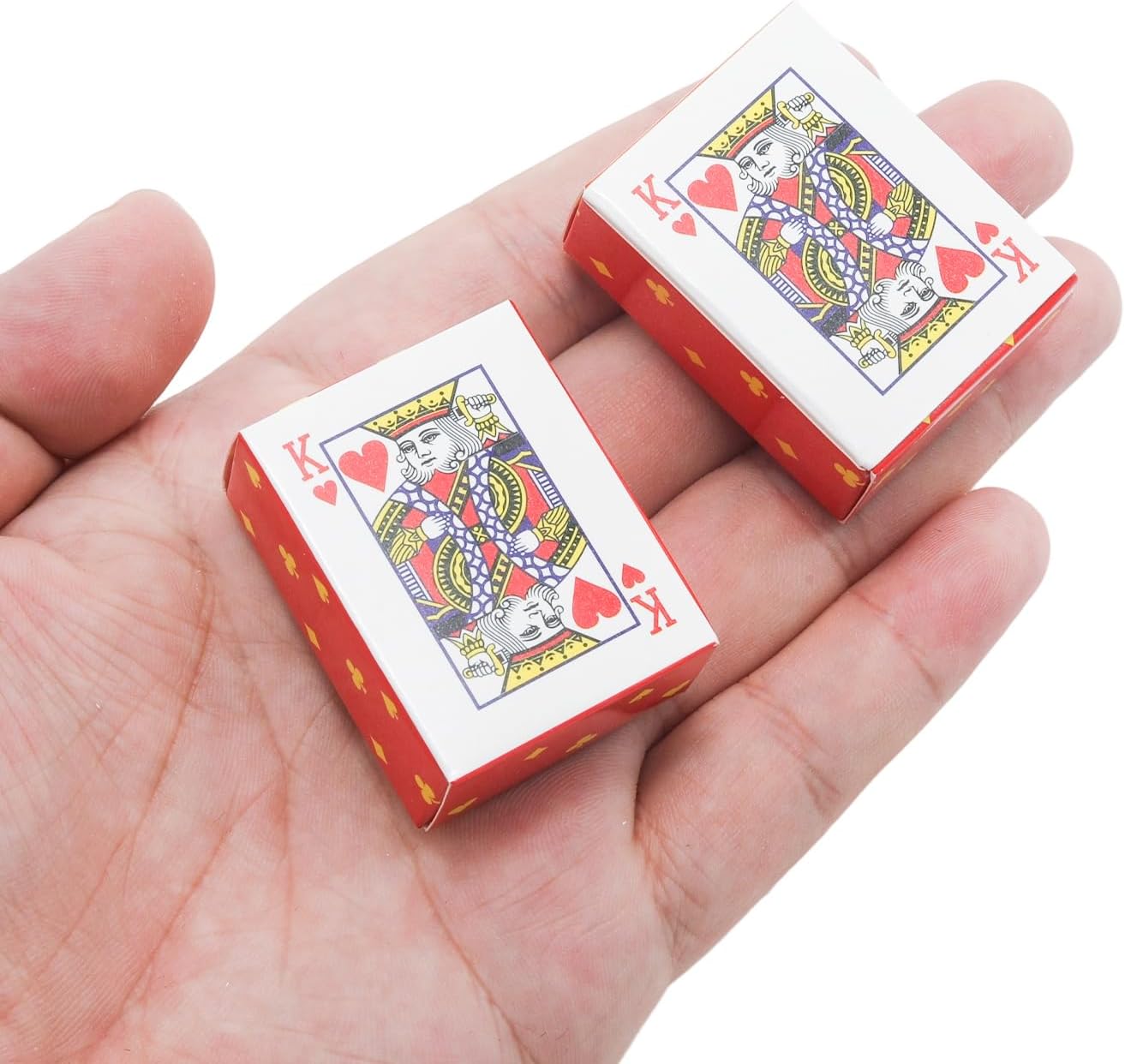3 Pack Mini Playing Cards 1.7 Inch Mini Poker Game Tiny Deck