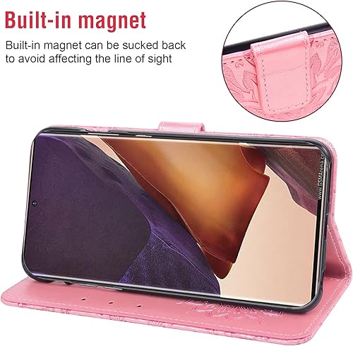 Miniatura 4 de Funda para teléfono Samsung Galaxy Note 20 Ultra Glaxay Note20 Plus 5G con protector de pantalla de vidrio templado, funda delgada de cuero con