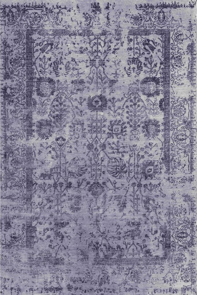 Vintage Distressed Gray Purple Antique Area Rug for Livingroom Bedroom Diningroom Washable Soft Oriental Home Office Floor Carpet Kitchen Hallway Rug 2x6
