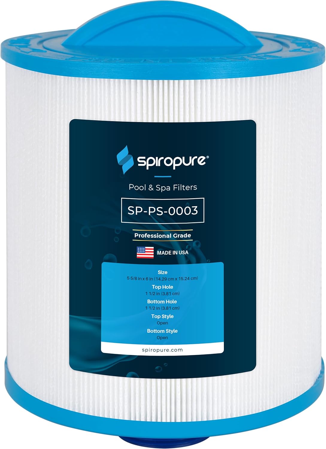 SpiroPure Replacement for Pleatco PMAX25 PMAX25P4 Unicel 5CH-25 Filbur FC-0003 Maax Spas 108868 Hot Tub Spa Pool Replacement Cartridge