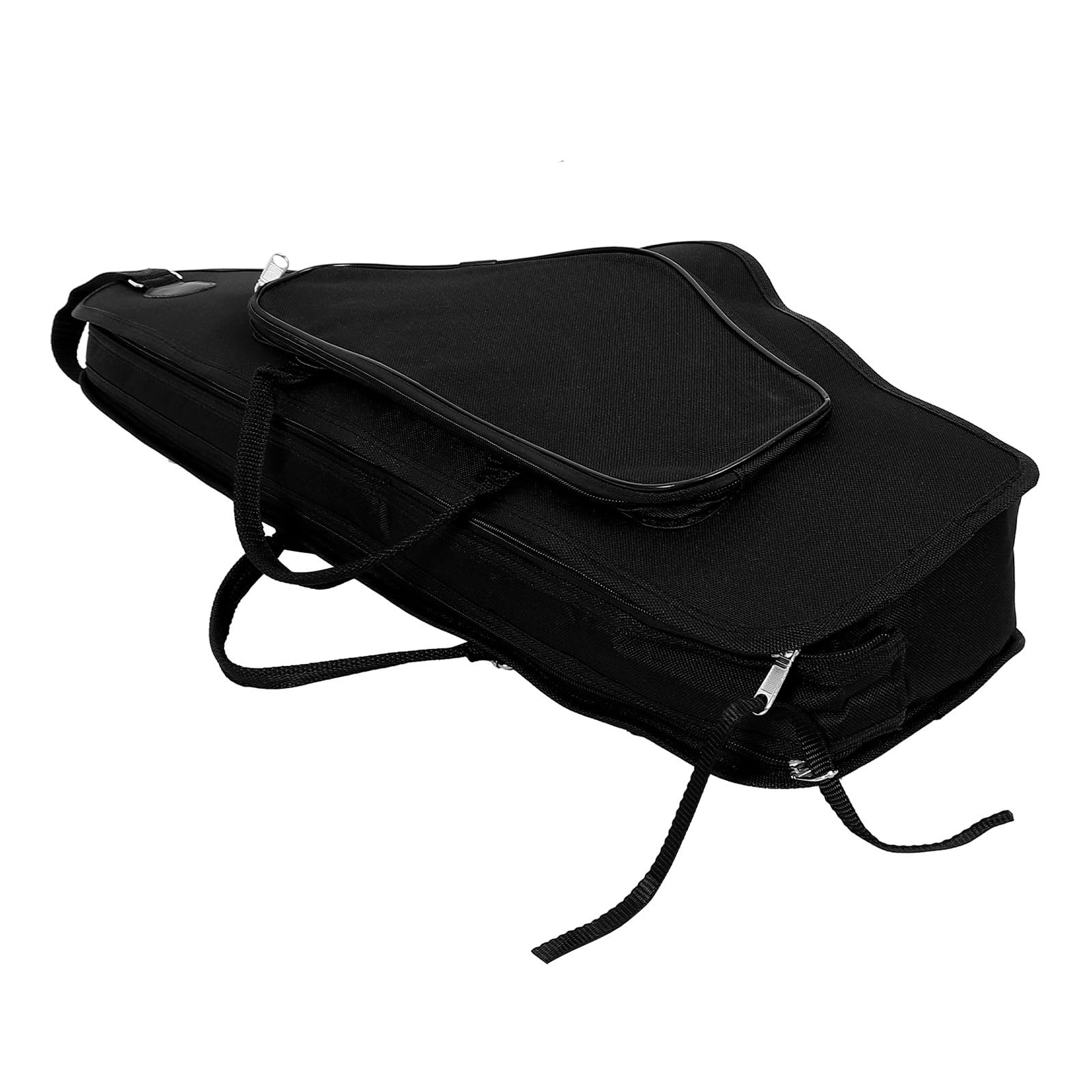 Toyvian Custodia per Sassofono Contralto e Imbottita Doppie Tracolle Regolabili e Maniglia Spessa, Borsa Portatile per Strumenti a Fiato per Trasporto a Mano o a Spalla in Esterni