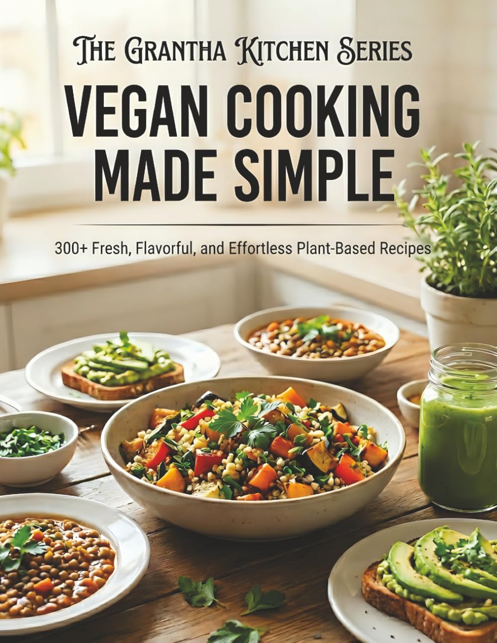 Vegan Cooking Made Simple: 350+ Delicious Plant-Based Recipes for Every Meal (The Grantha Kitchen Series)
