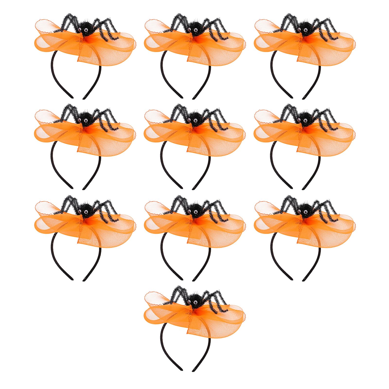 Kalttoy Halloween Hair Embellishment Realistic Halloween Skull/Spiders Headbands Delicate Bowknot Hair Adornment Accessories