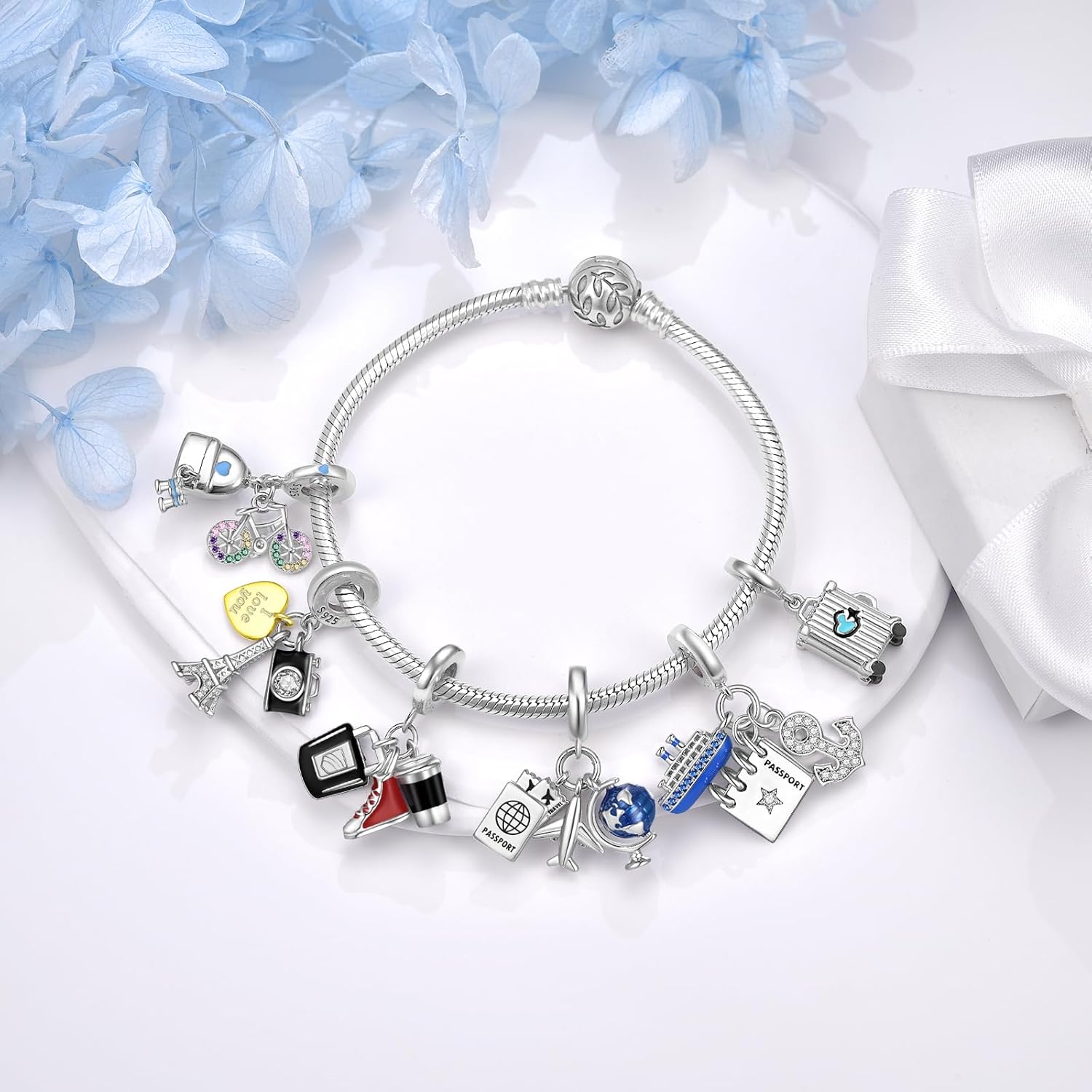 新品 ポーランド食器 大ボウル×2 茶ポタ 茶色のお花模様 600ml ガリア