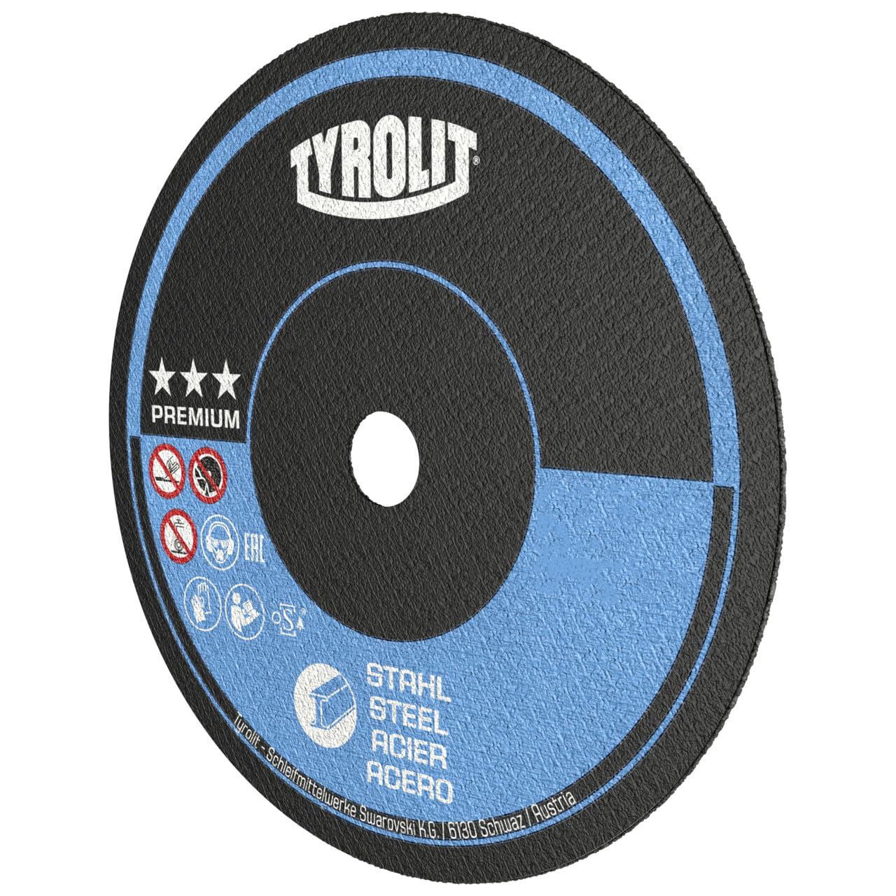 100x disco da taglio Tyrolit dritto 75x1x10 mm A100 PREMIUM acciaio