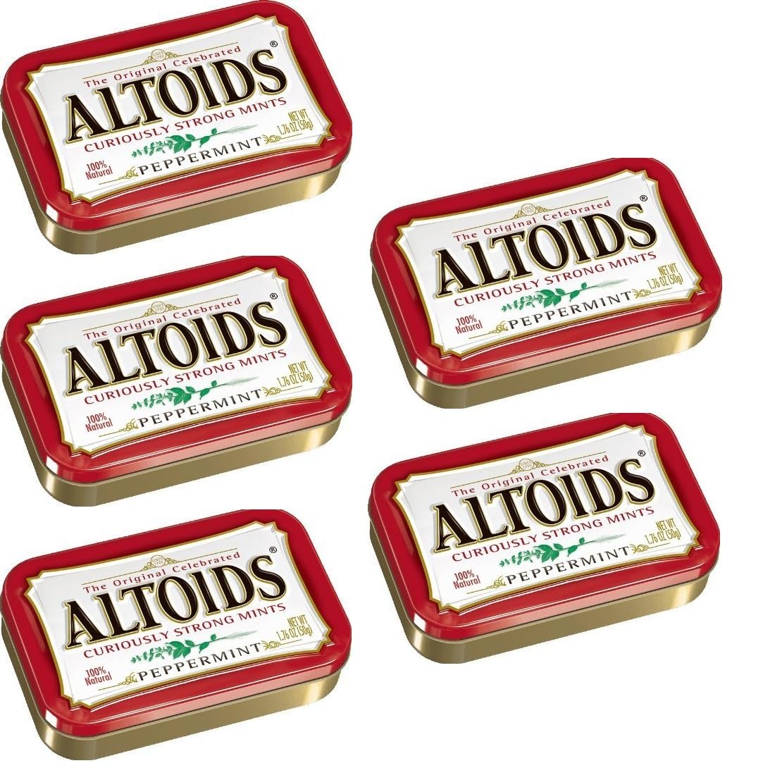 Altoids Curiously Strong Mint Peppermint Curiously Strong Breath Mints