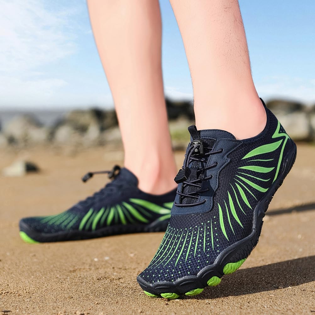 Zapatos Acuáticos Descalzos Hombre Mujer Secado Rápido Agujeros de Drenaje Antideslizante Calcetines de Agua Playa Piscina Surf Submarinismo Yoga Deportes Exteriores