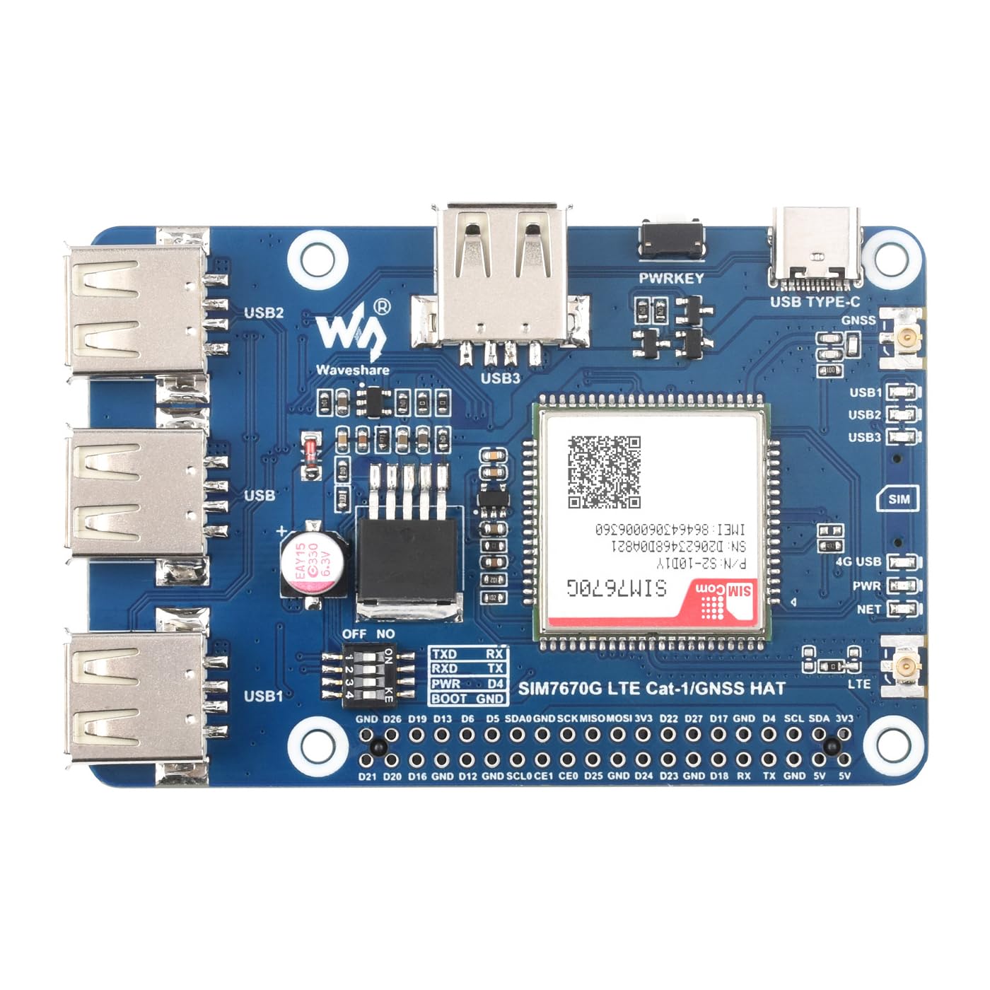 4GPi　Raspberry Pi用LTE通信ボード ラズベリーパイ用4G（LTE）通信モジュール「4GPi」 | 4GPiなど