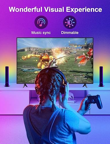 Miniatura 4 de ZUUKOO LIGHT Smart LED Light Bar, RGB with 19 Dynamic Modes and Music Sync Modes, TV LED Backlight, Mood Lighting, USB Ambient Lighting for Gaming,