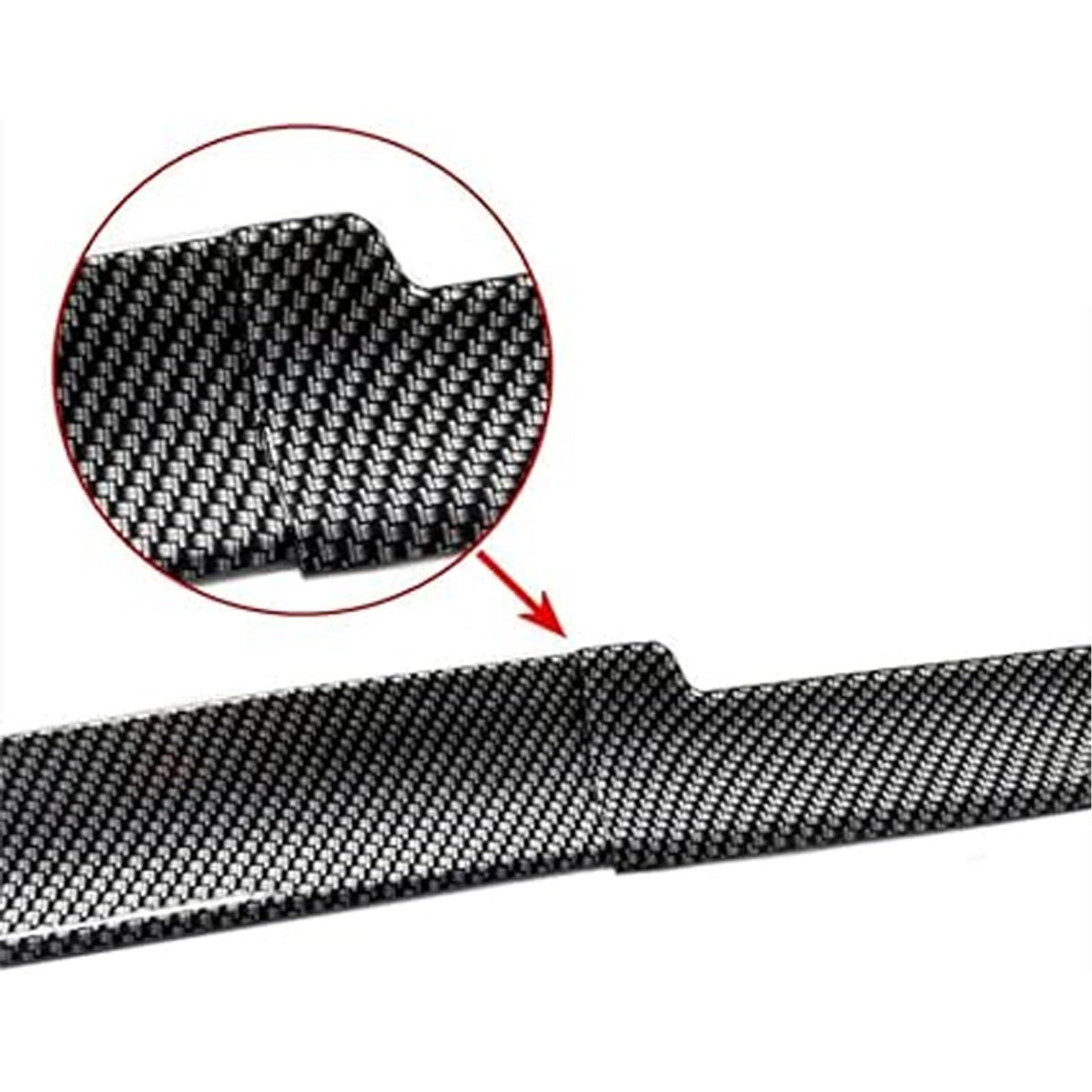 Alerón Trasero para Coche para Honda Accord 2003-2008, Spoiler Trasero Repuestos Automóvil Alerón Puerta Trasera Alerón Maletero ABS Aspecto,Carbon Fiber Look